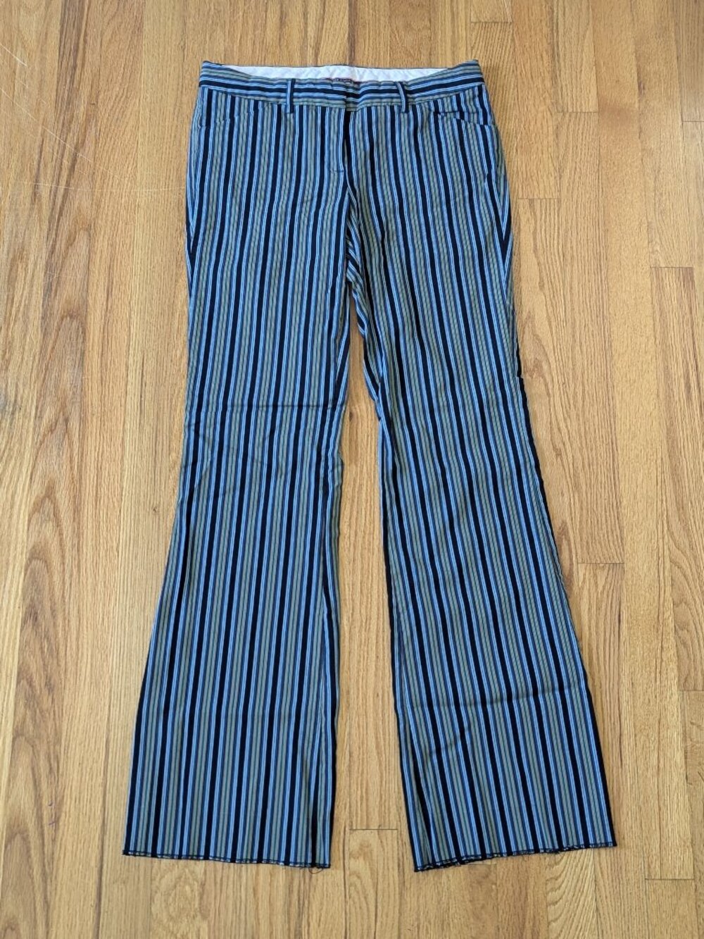 The Limited Vintage Striped Low-Rise Pants